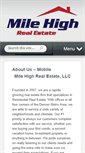 Mobile Screenshot of milehighre.com