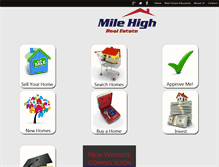 Tablet Screenshot of milehighre.com